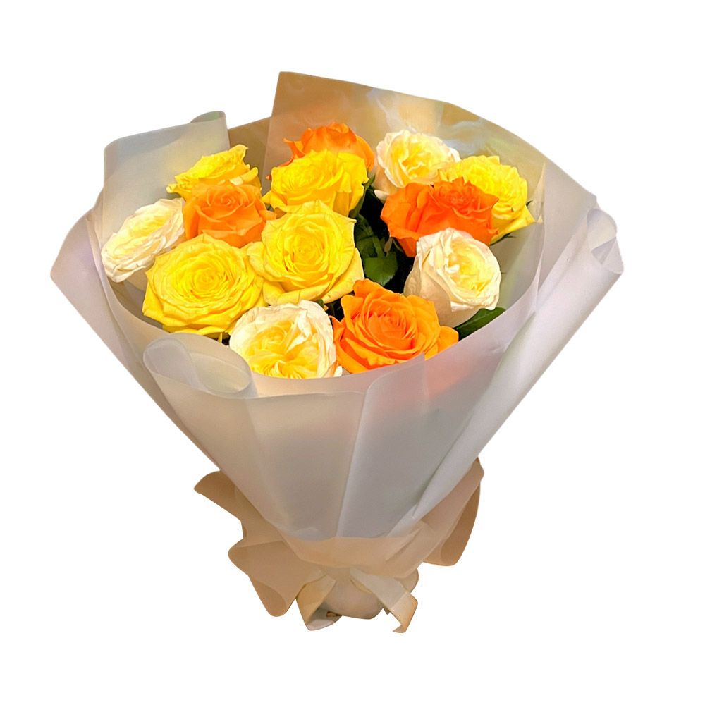 RR Luxury Flowers - Golden Sunset Flower Bouquet