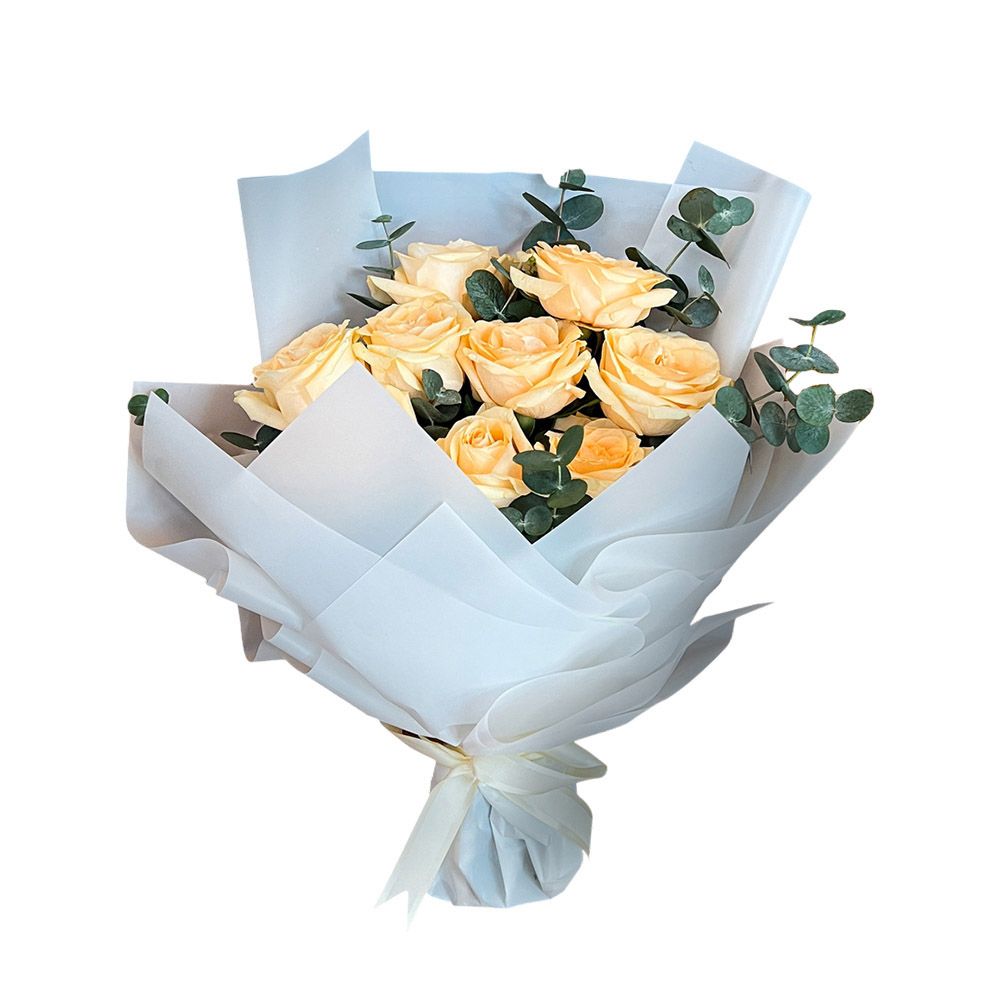 RR Luxury Flowers - Peach Bliss Flower Bouquet