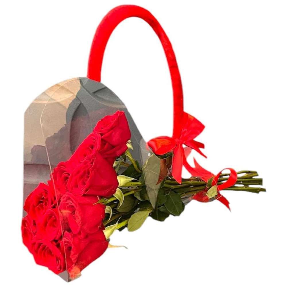 باقة زهور الورد الأحمر من الإكوادور - RR Luxury Flowers