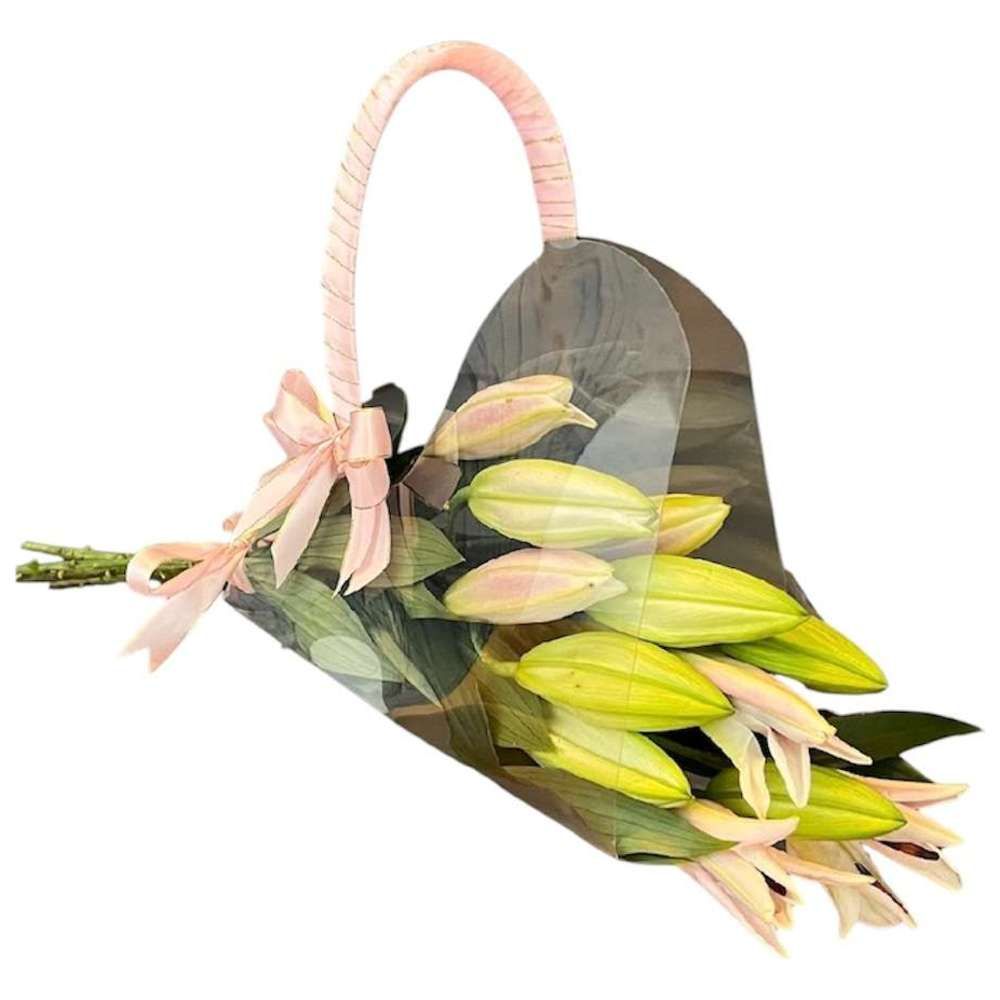 RR Luxury Flowers - Pink Lily Delight Flower Bouquet