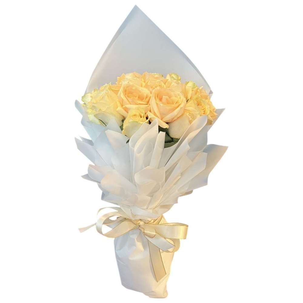 RR Luxury Flowers - Solo Flora Bouquet - Peach