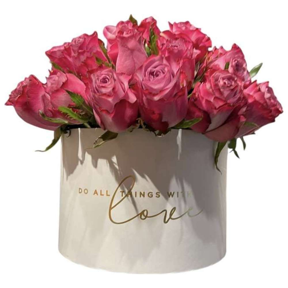 RR Luxury Flowers - Botanica Rose Flower Bouquet - Purple