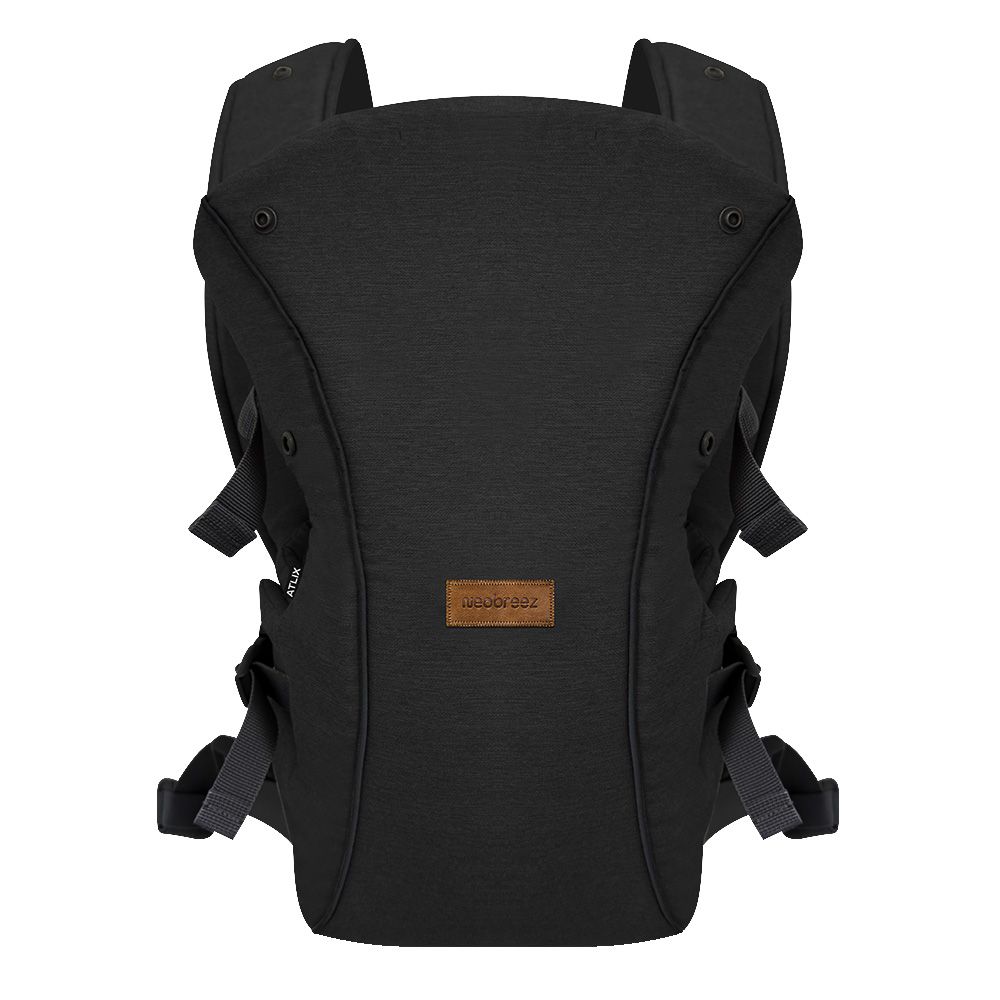 Neobreez - 3-In-1 Atlix Extra Soft Baby Carrier - Black