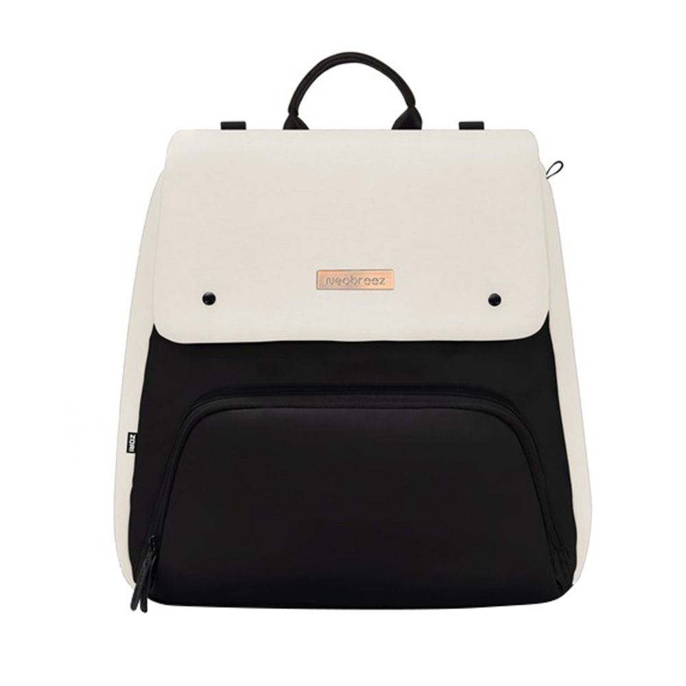 Neobreez - Multifunctional Zori Diaper Backpack - Sand/Black