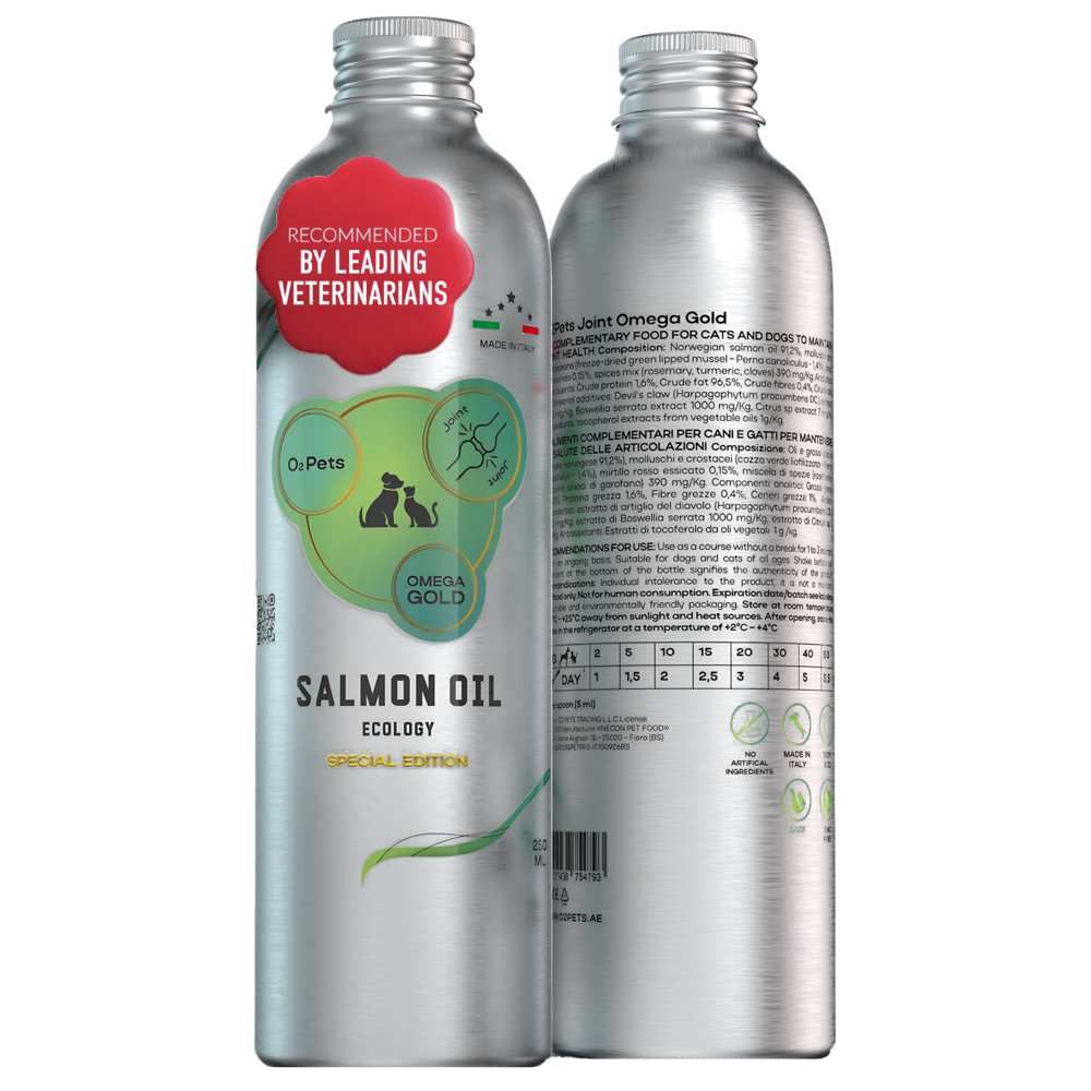 O2 Pets - Omega Gold Joint Salmon Oil For Dogs & Cats
