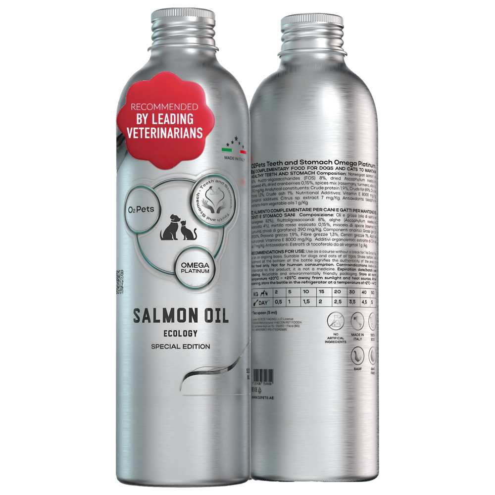 O2 Pets - Omega Platinum Salmon Oil For Dogs & Cats