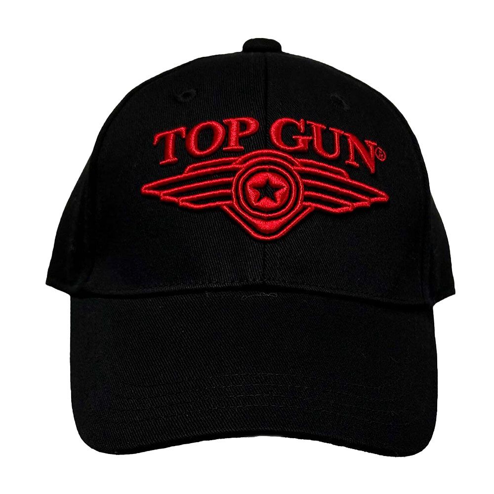 Top Gun - Kids 3D Logo Cap - Black/Red