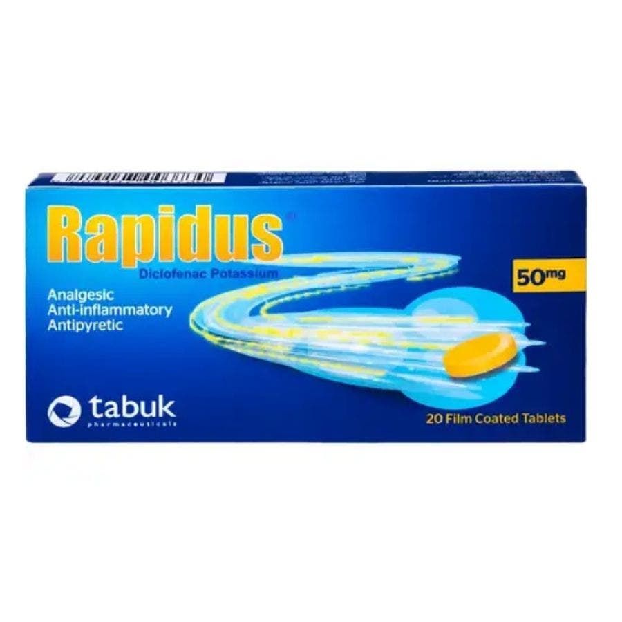Rapidus 50mg - 20 Tablet