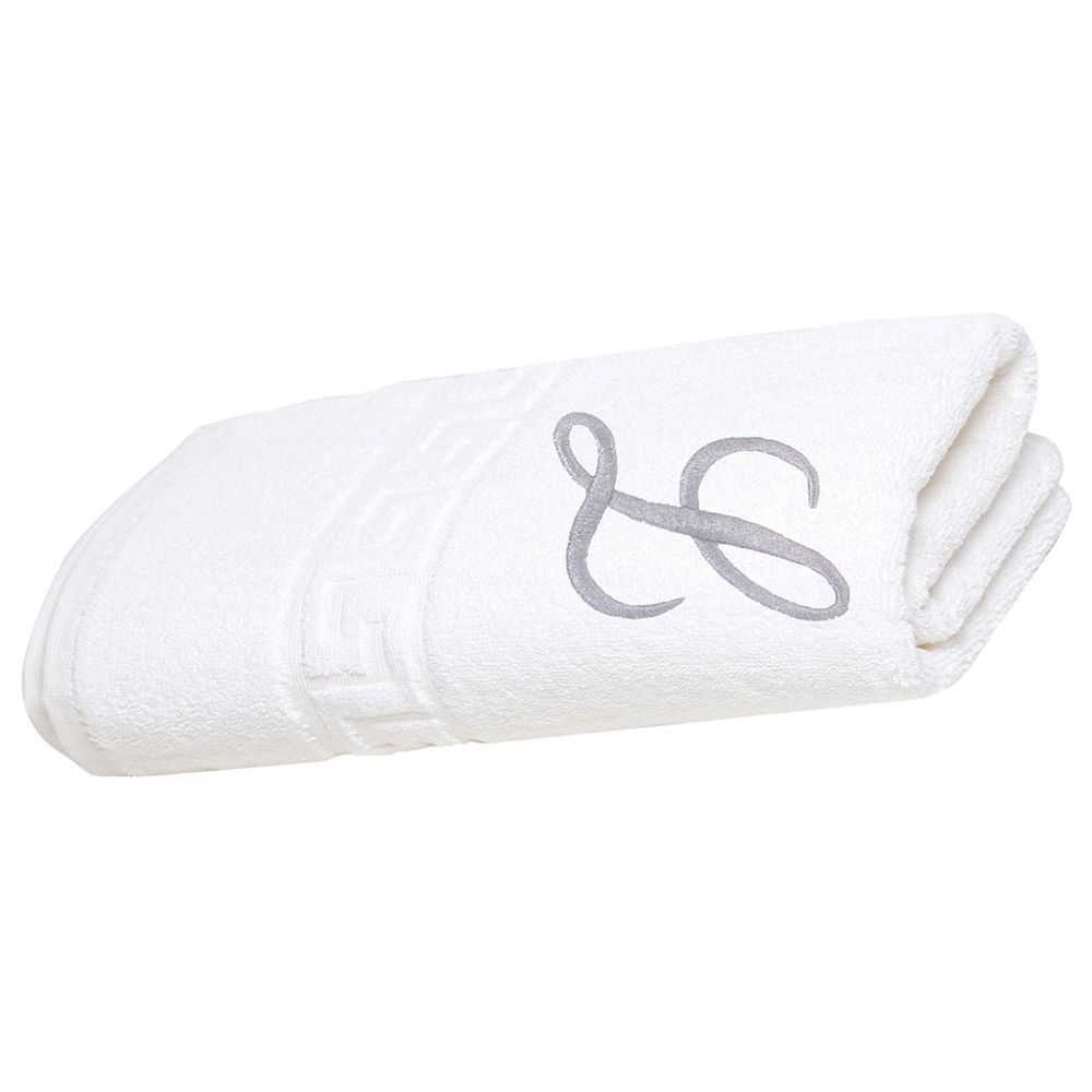 Byft - Magnolia Premium Hand Towel - L Letter Embroidery