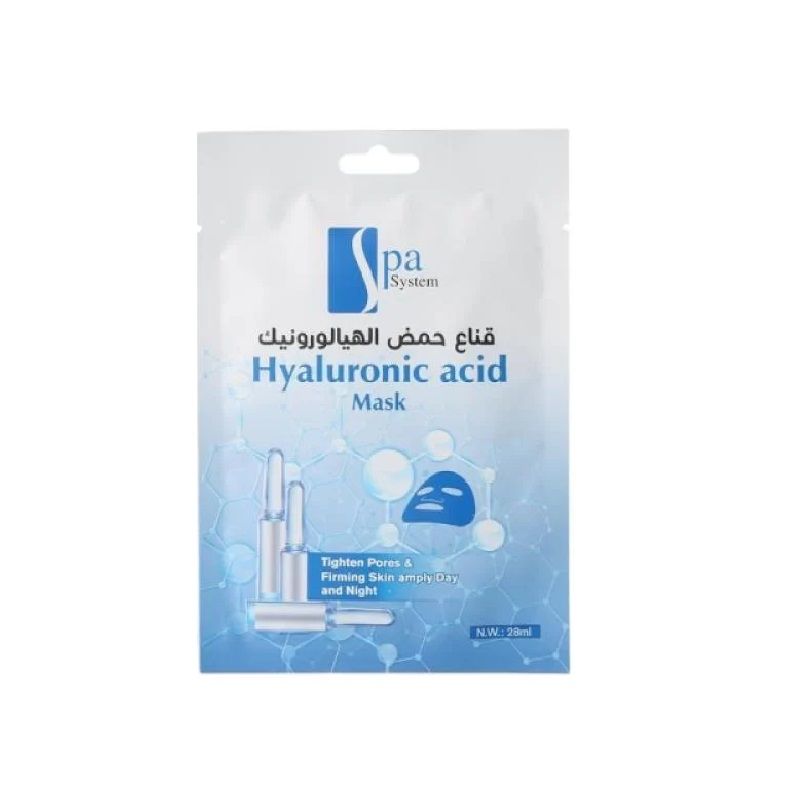 Spa System - Hyaluronic Acid Facial Sheet Mask