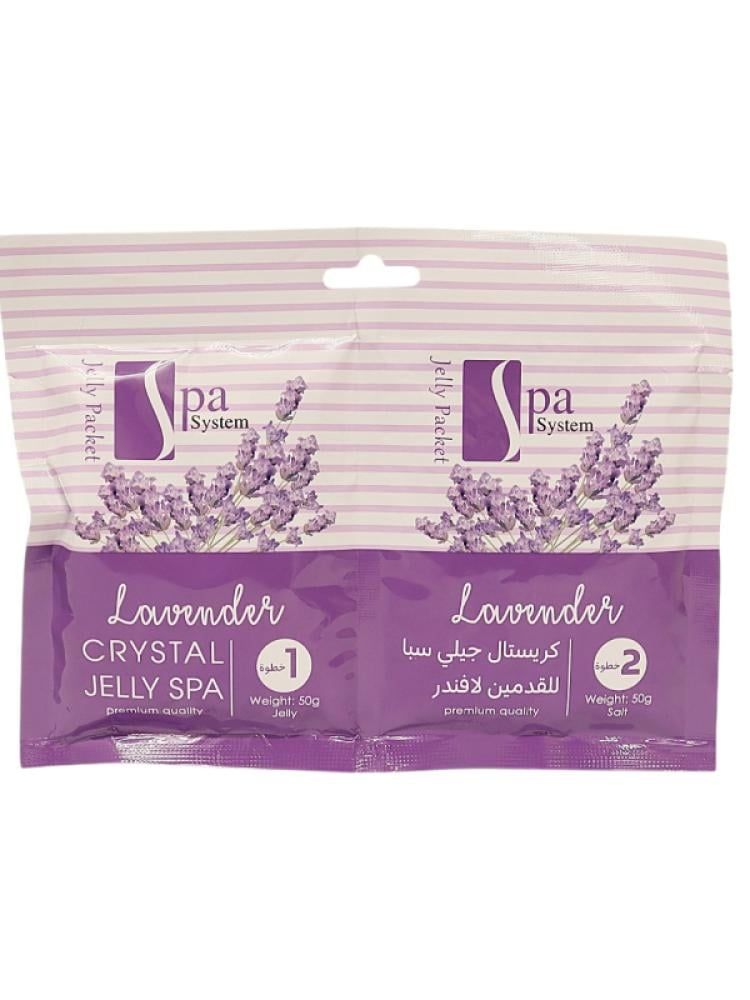 Spa System - Lavender Crystal Jelly Foot Soak - 100g