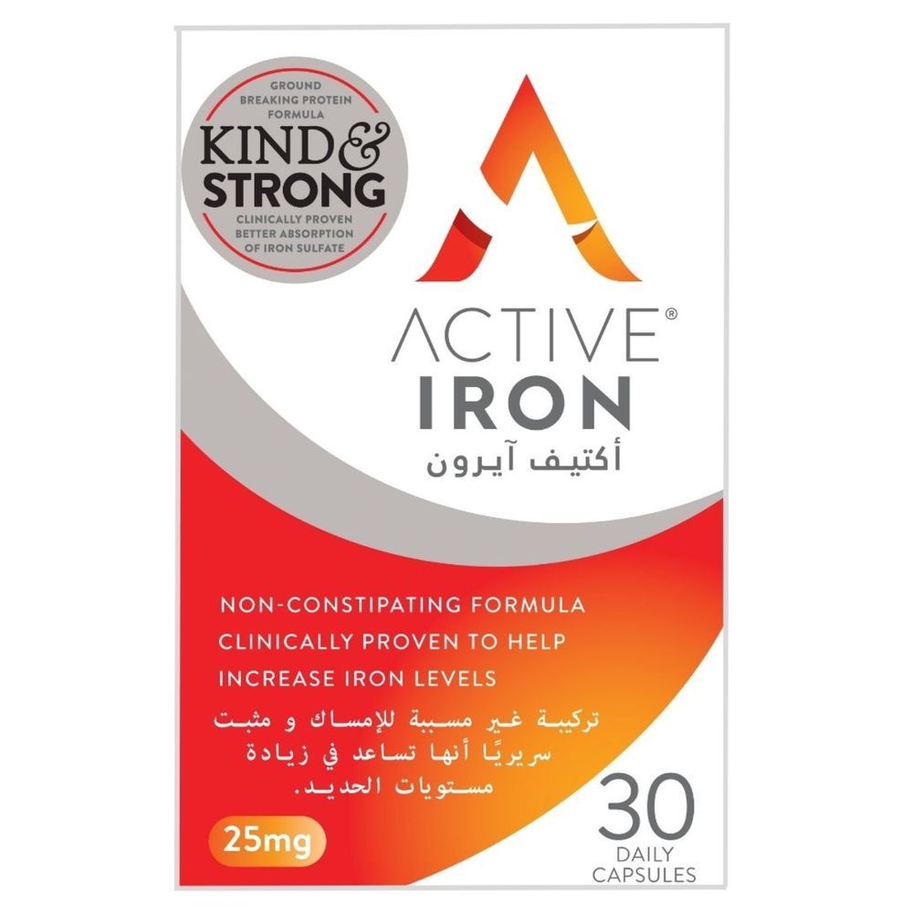 Active Iron 25mg - 30 Capsule