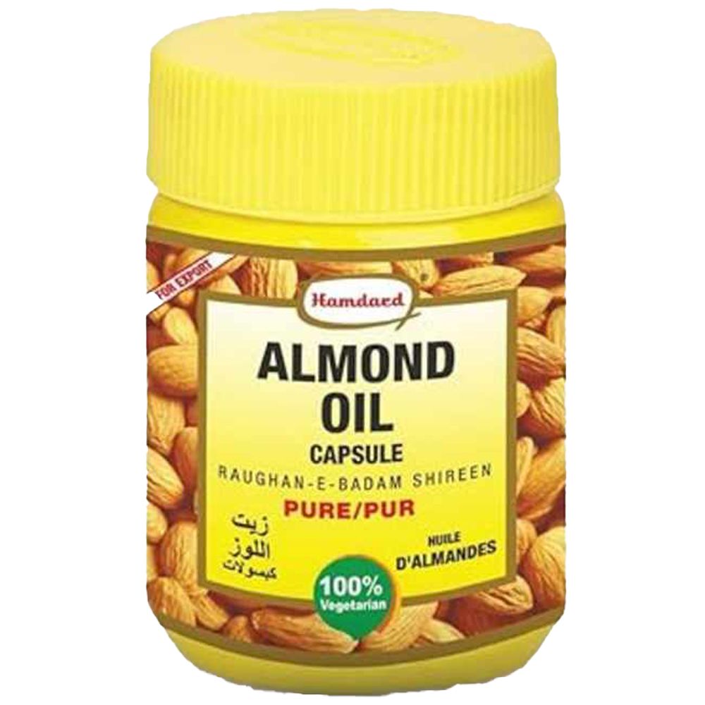 Hamdard - Raughan-E-Badam Shireen Capsule - 60 Pcs
