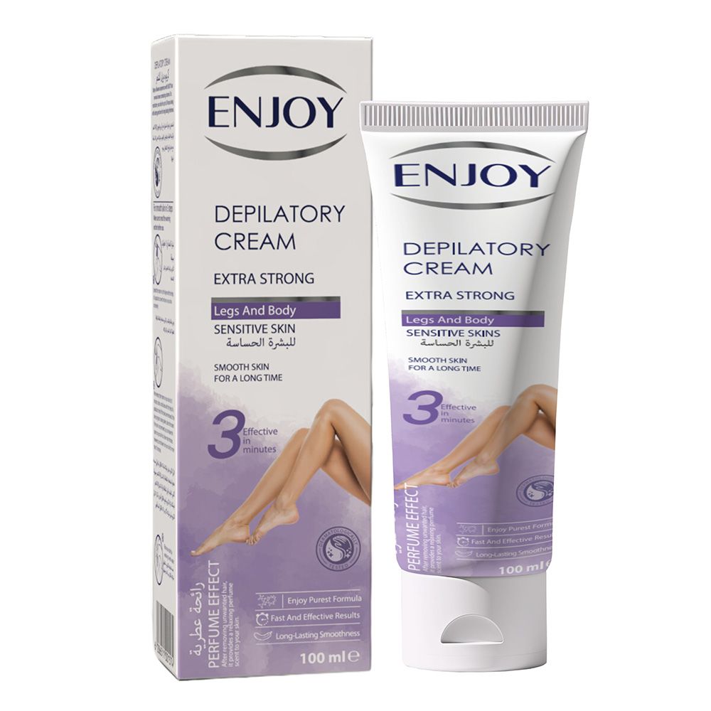 إنجوي - كريم مزيل للشعر للساقين والجسم - للبشرة الحساسة - 100 مل