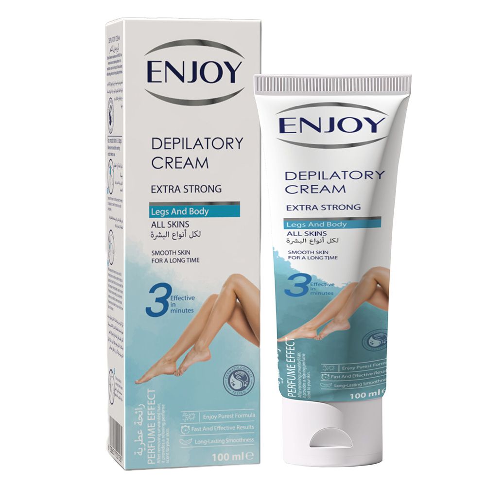 Enjoy - Depilatory Cream For Legs & Body - All Skins - 100 ml