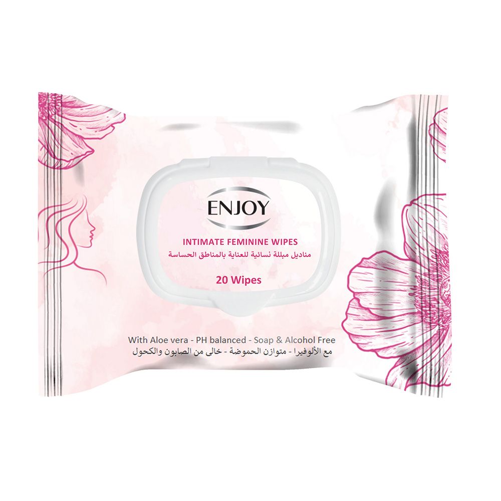 Enjoy - Intimate Feminine Wipes - 20 Wipes