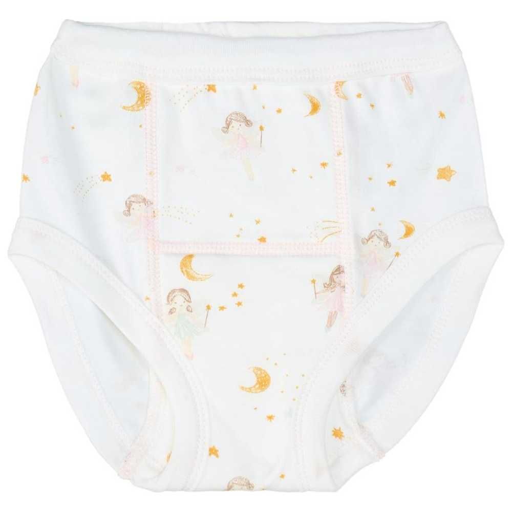 Under the Nile - Organic Baby Girl's Dreamland Training Pants - White