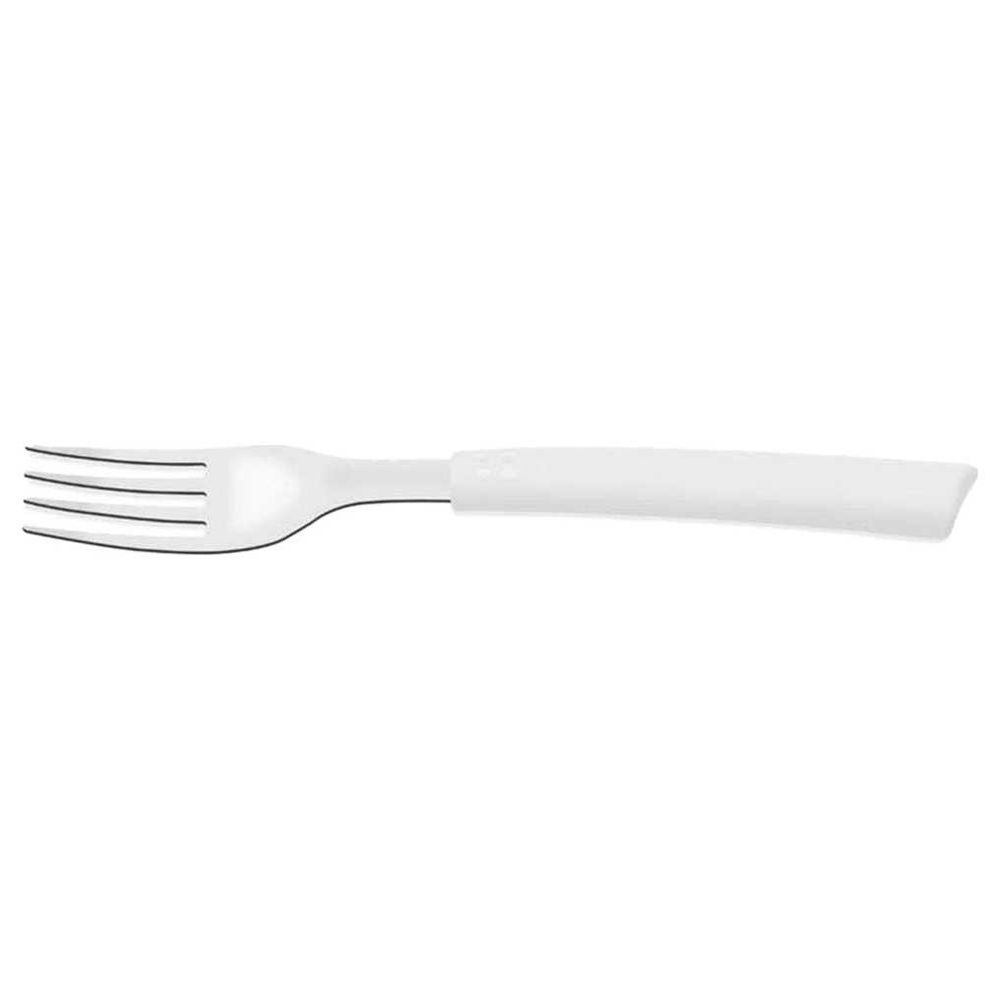 Tramontina - Brisa Stainless Steel Table Fork - White - 18.8 cm