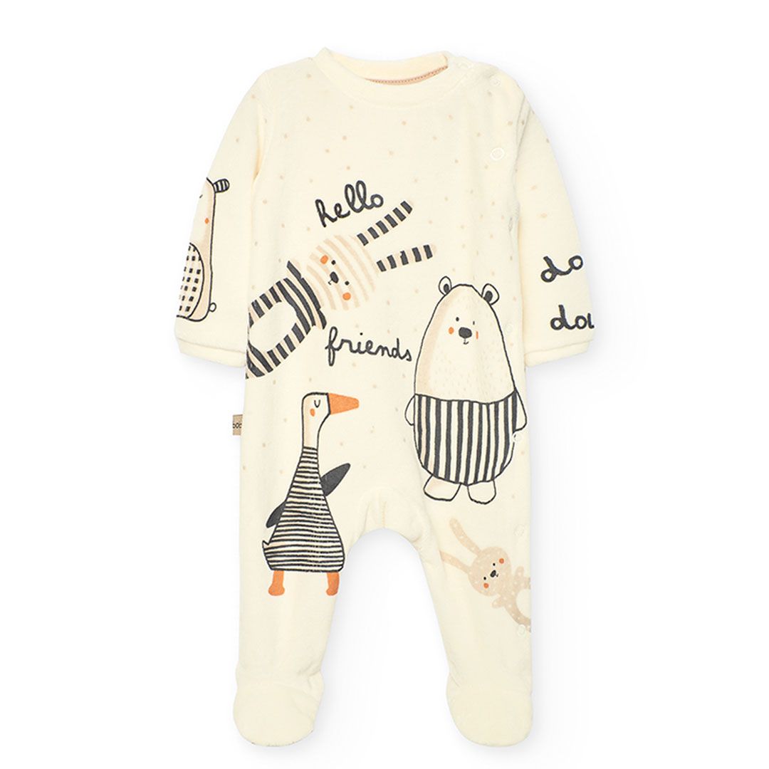Boboli - Baby Girl's Printed Playsuit - White