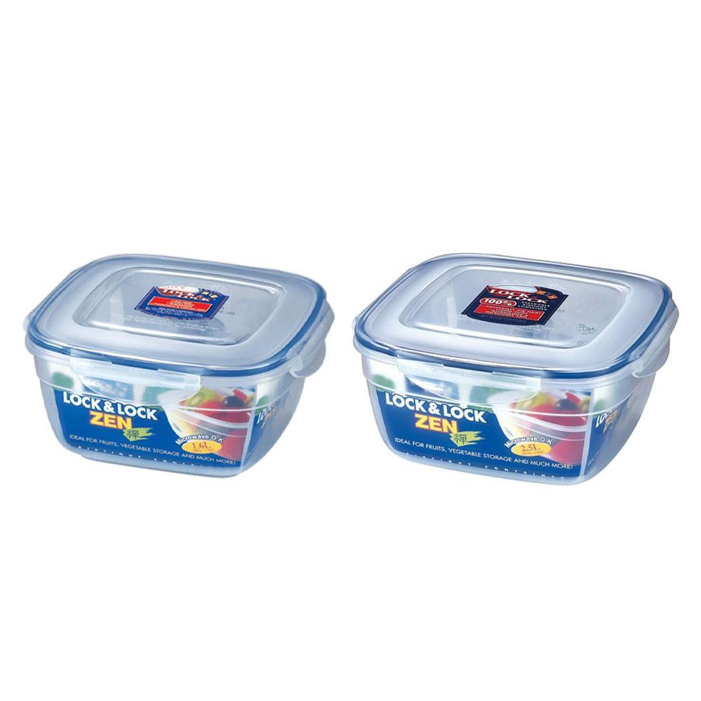 LocknLock - Zen Lock And Lock Square Salad Bowl