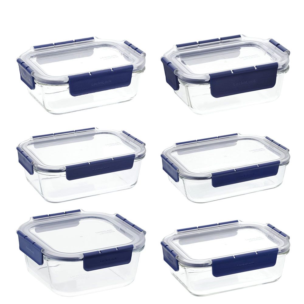LocknLock - Rectangular Heat Resistant Glass Container