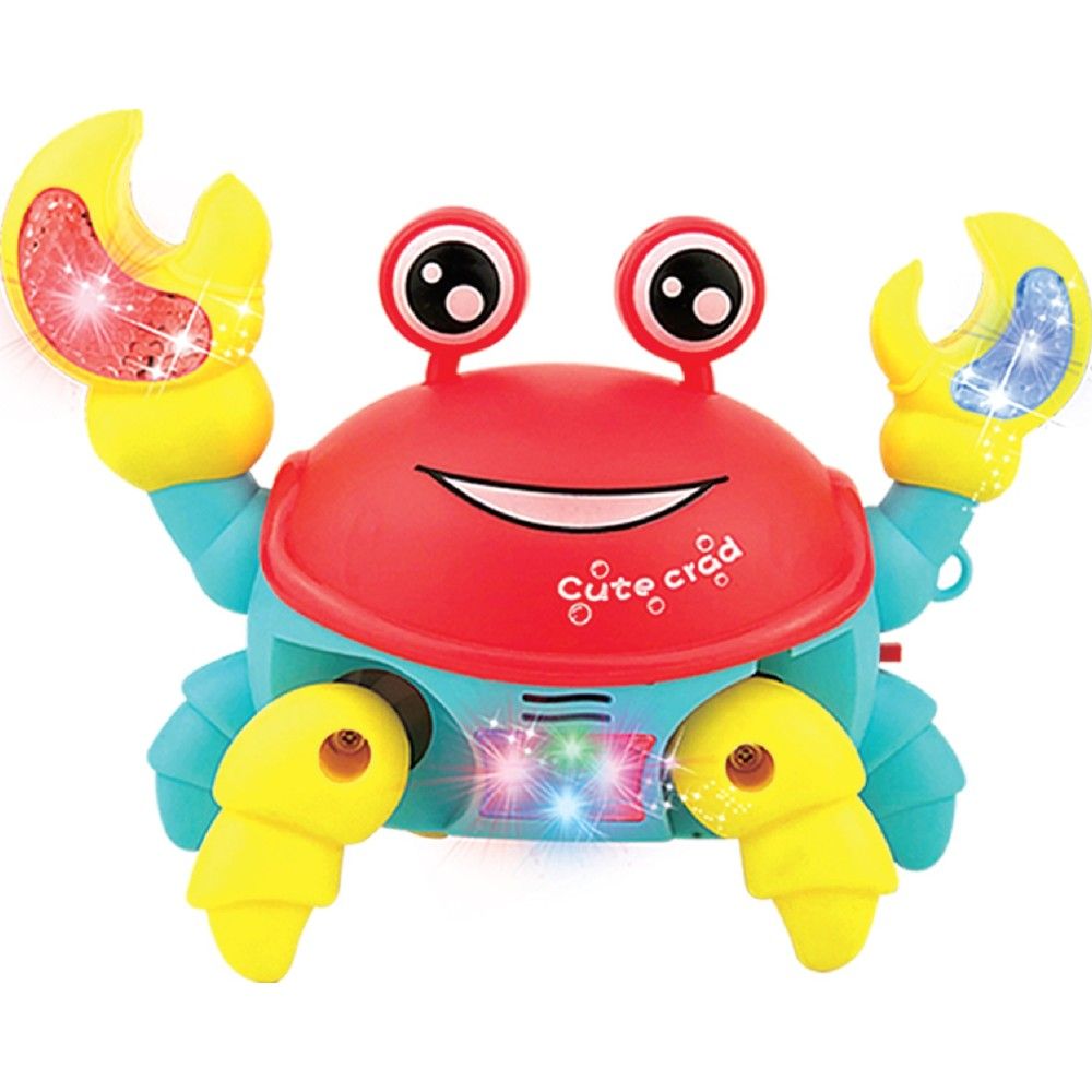 Urban Tots - Baby Mini Crawling Crab Musical And Light Toy