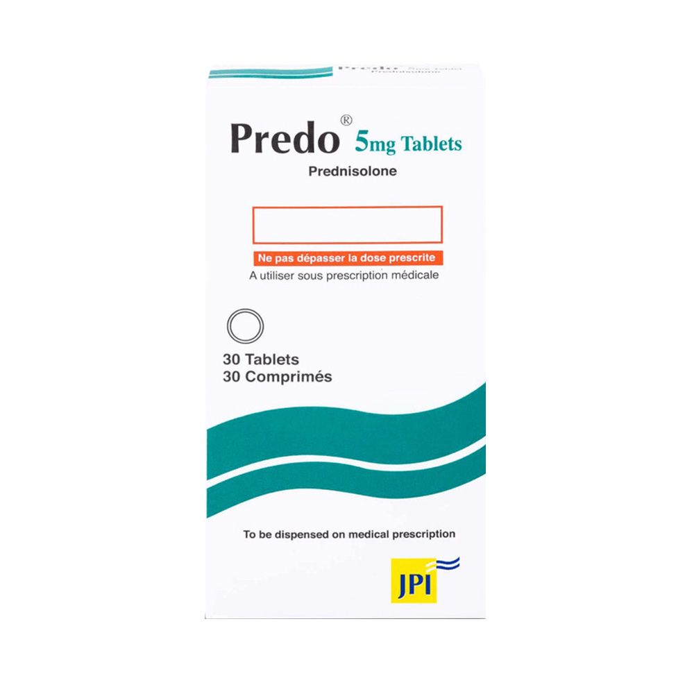 Predo Prednisolone 5 Mg - 30 Tablets
