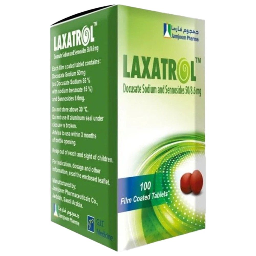 Laxatrol Film Coated Tablets - 100 Pcs