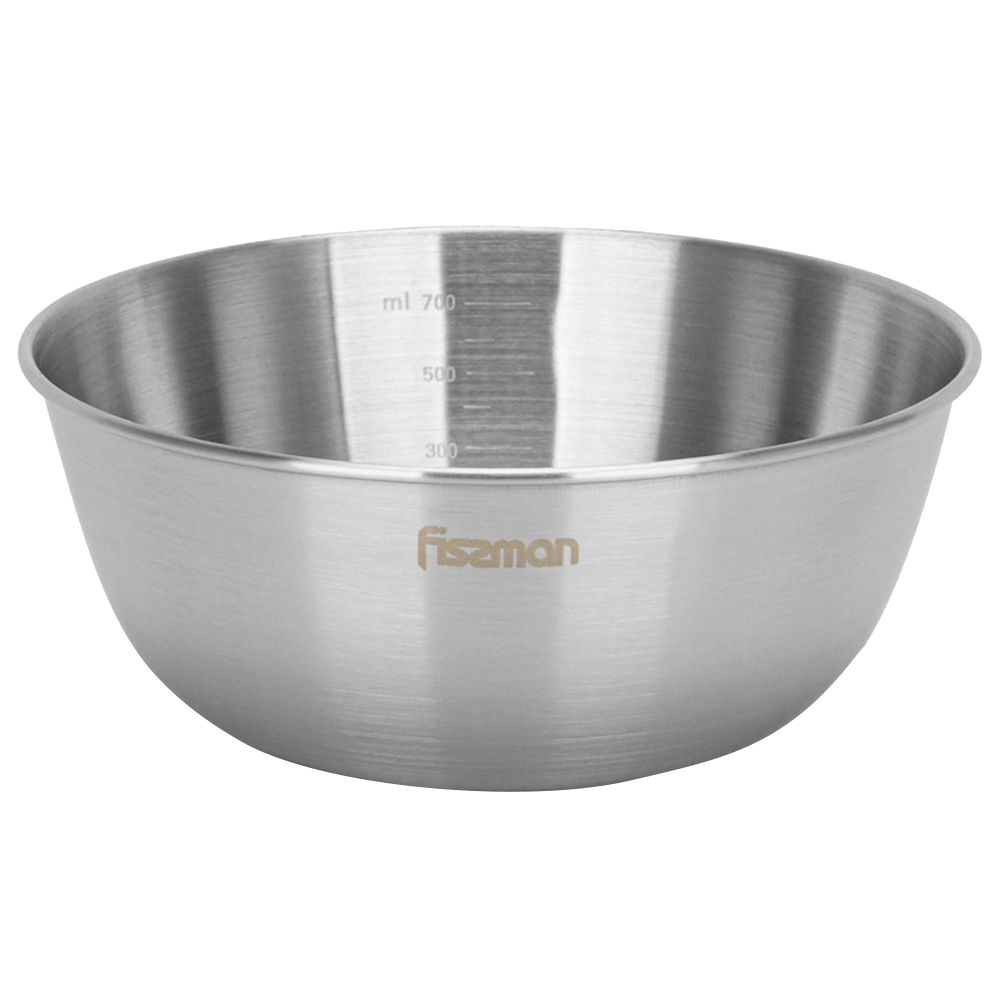 Fissman - Stainless Steel Mixing Bowl - Silver - 700 ml