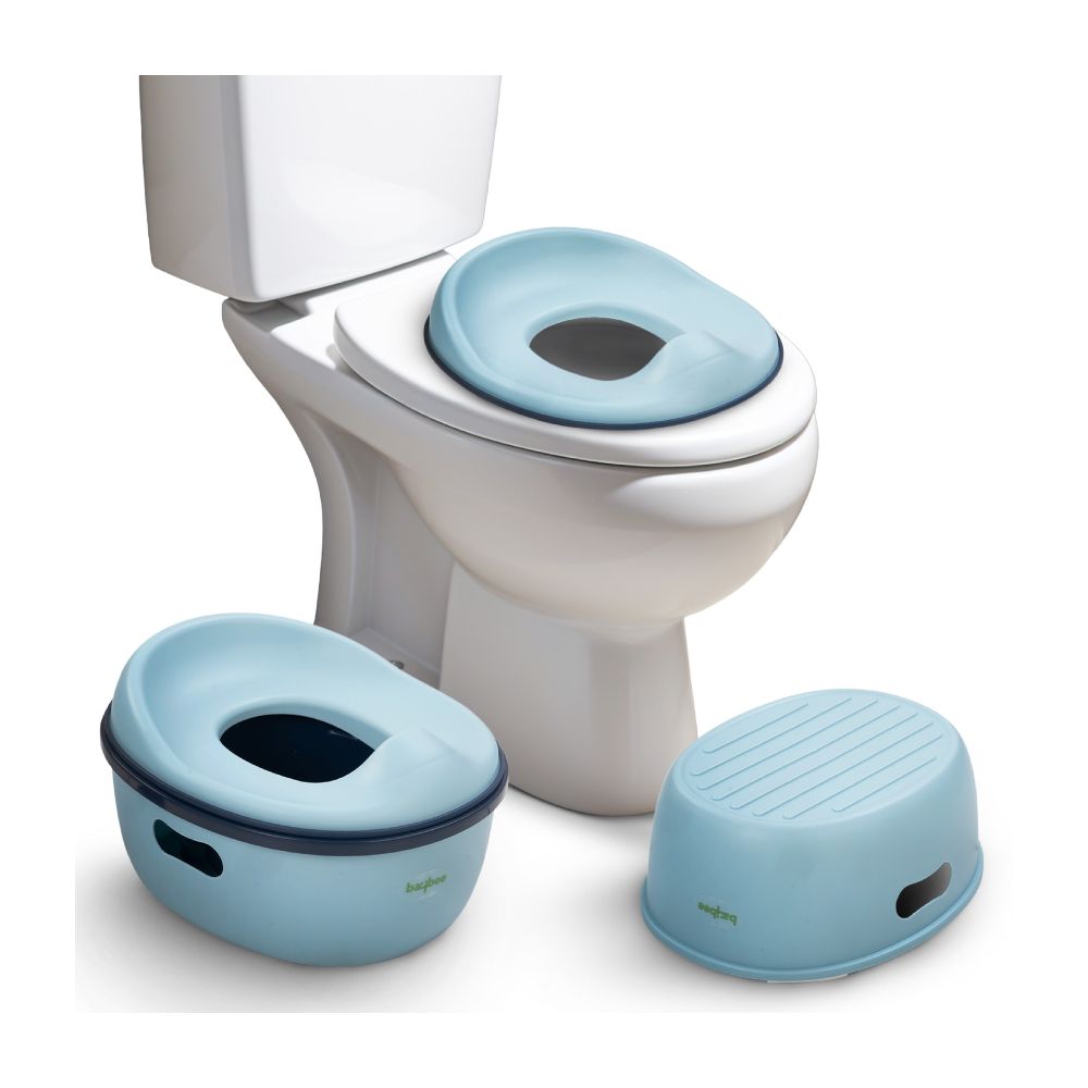 Baybee - Nando 3-In-1 Baby Potty Training Toilet Seat - Blue