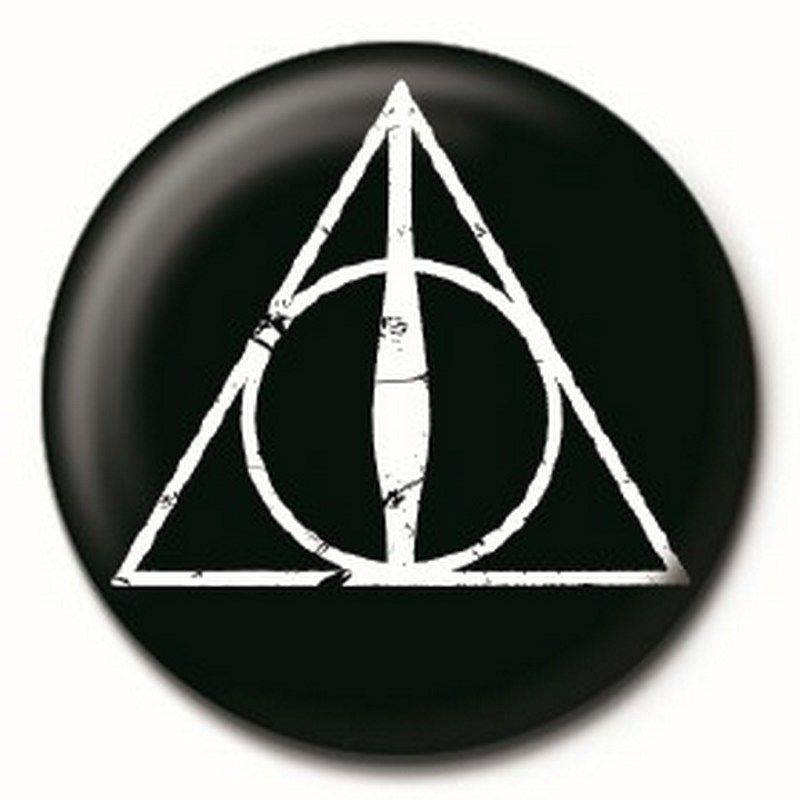 Pyramid International - Harry Potter Deathly Hallows Logo Button Badge