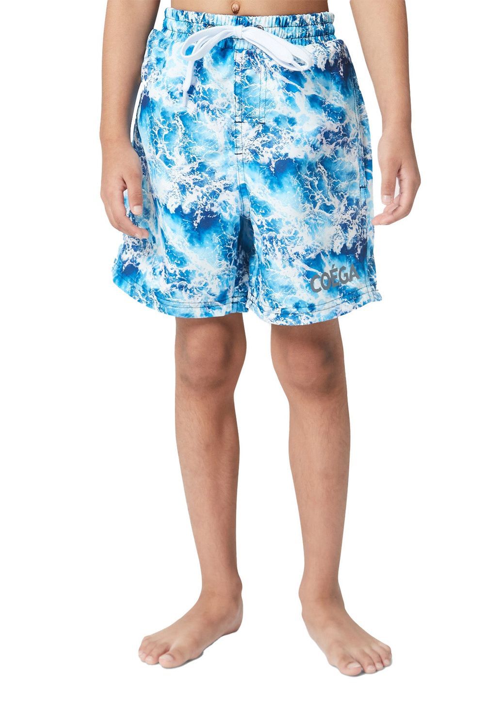 Coega Sunwear - Boys Board Swim Shorts - Navy Waves