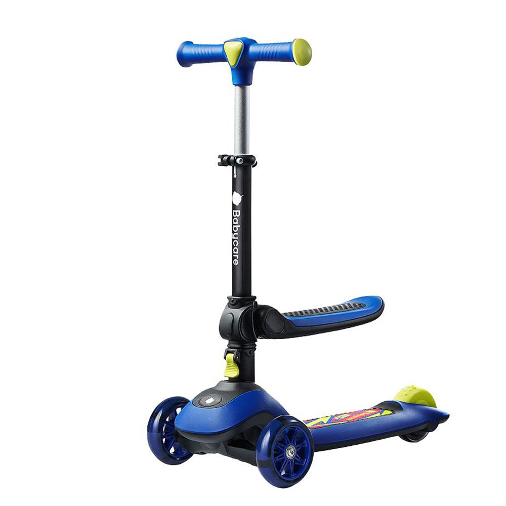 Babycare - Manual Scooter 3-Wheel - Blue