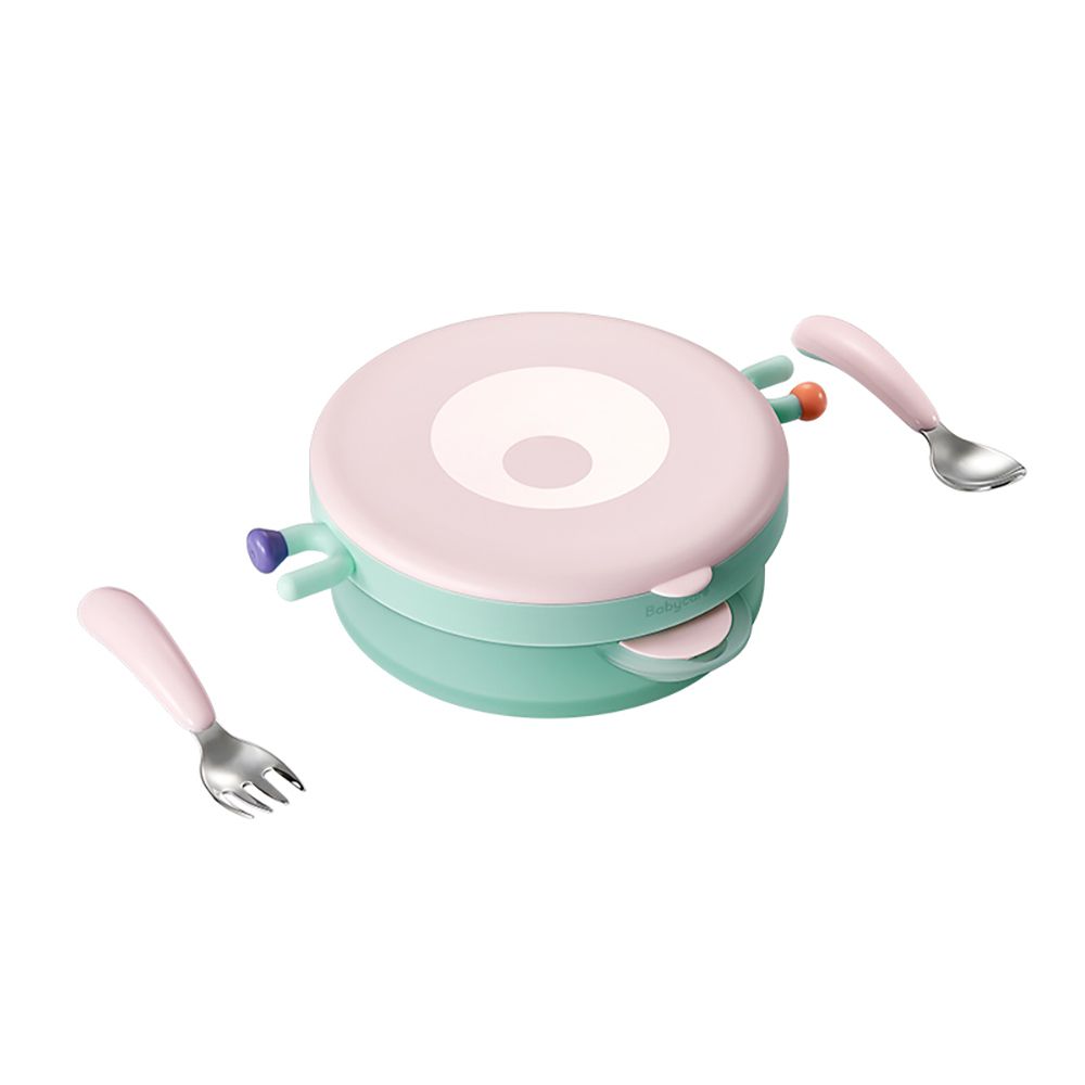 Babycare - Water Heating & Cooling Bowl Set - Lavender & Green