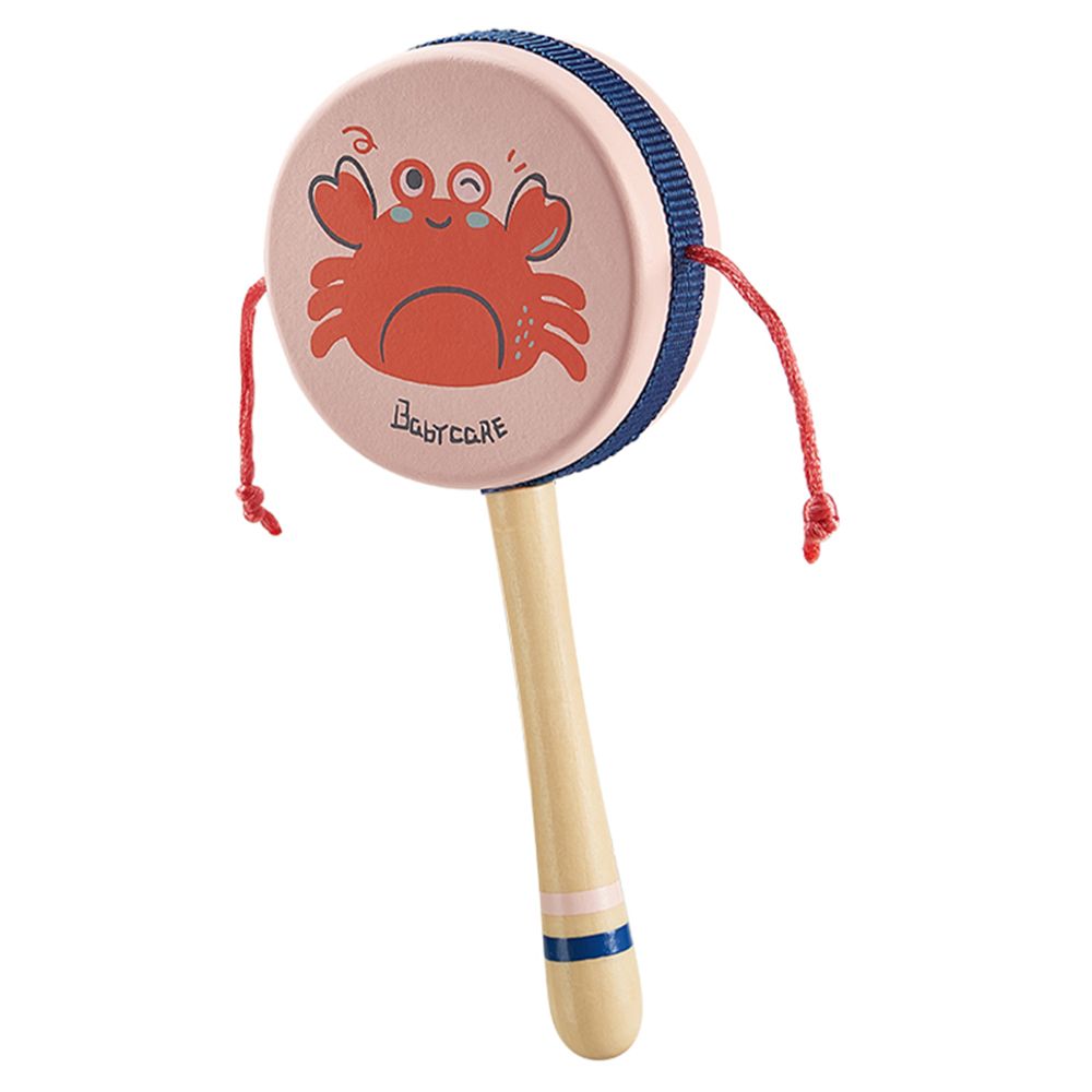 Babycare - Baby Rattle Drum Pink