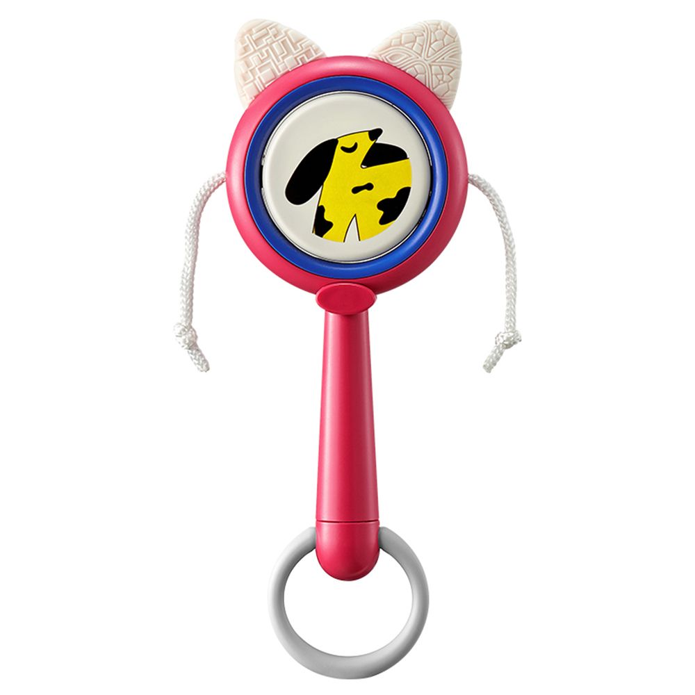 Babycare - Baby 3-In-1 Rattle Toys - Red