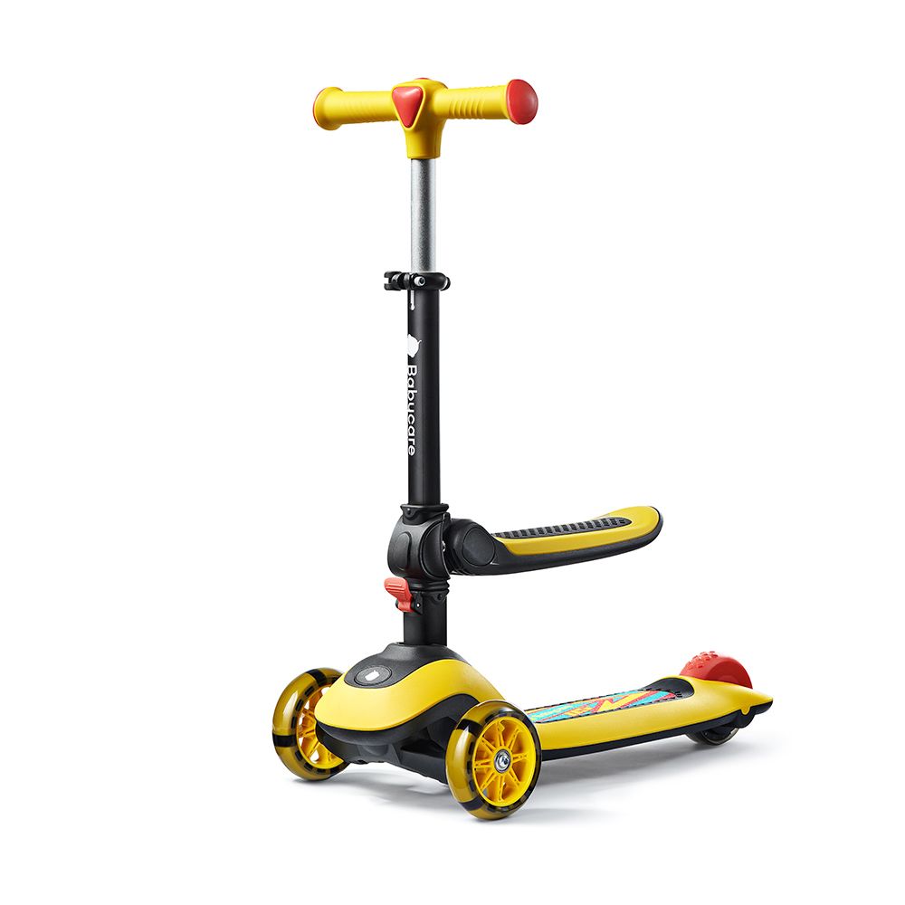 Babycare - Manual Scooter 3-Wheel - Yellow