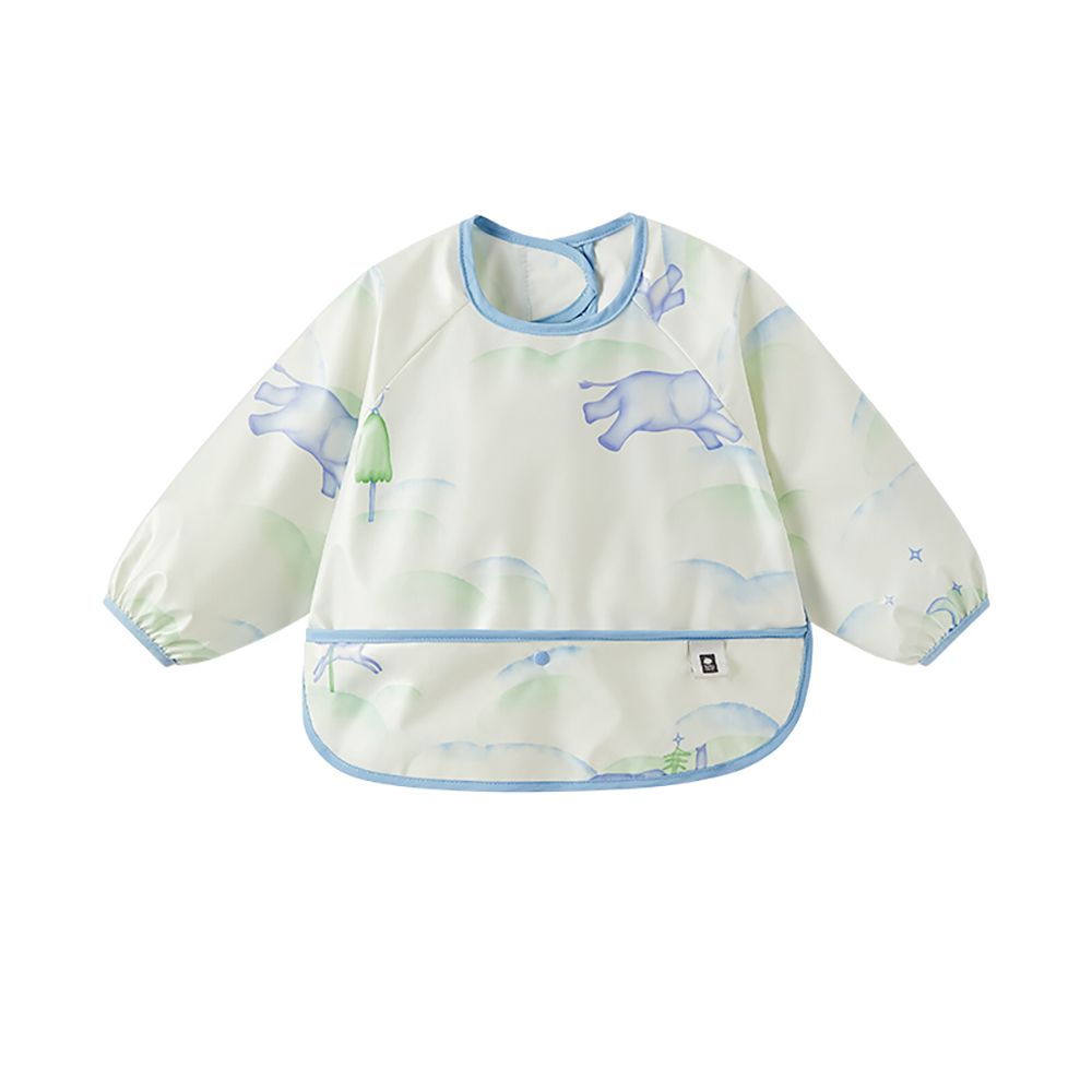Babycare - Long Sleeves Waterproof Baby Smock - Multicolor