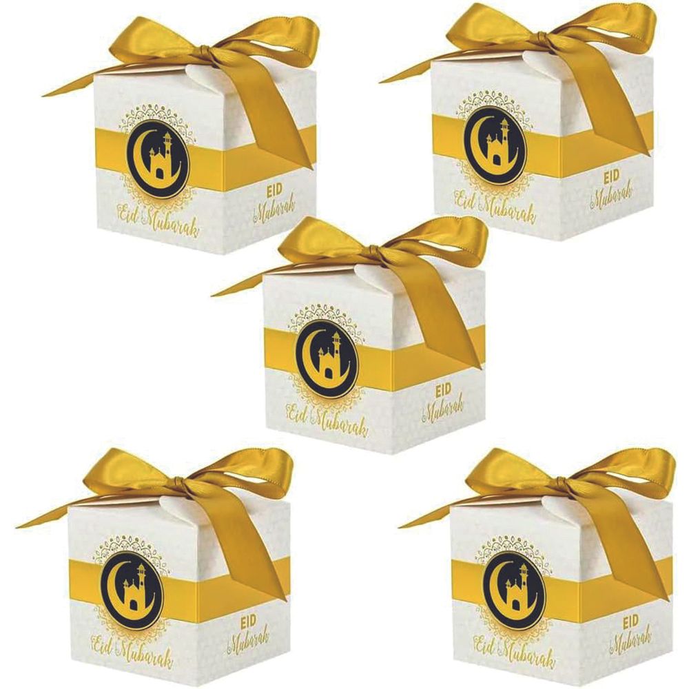 BrainGiggles - Eid Mubarak Gift Boxes - 5 Pcs - White