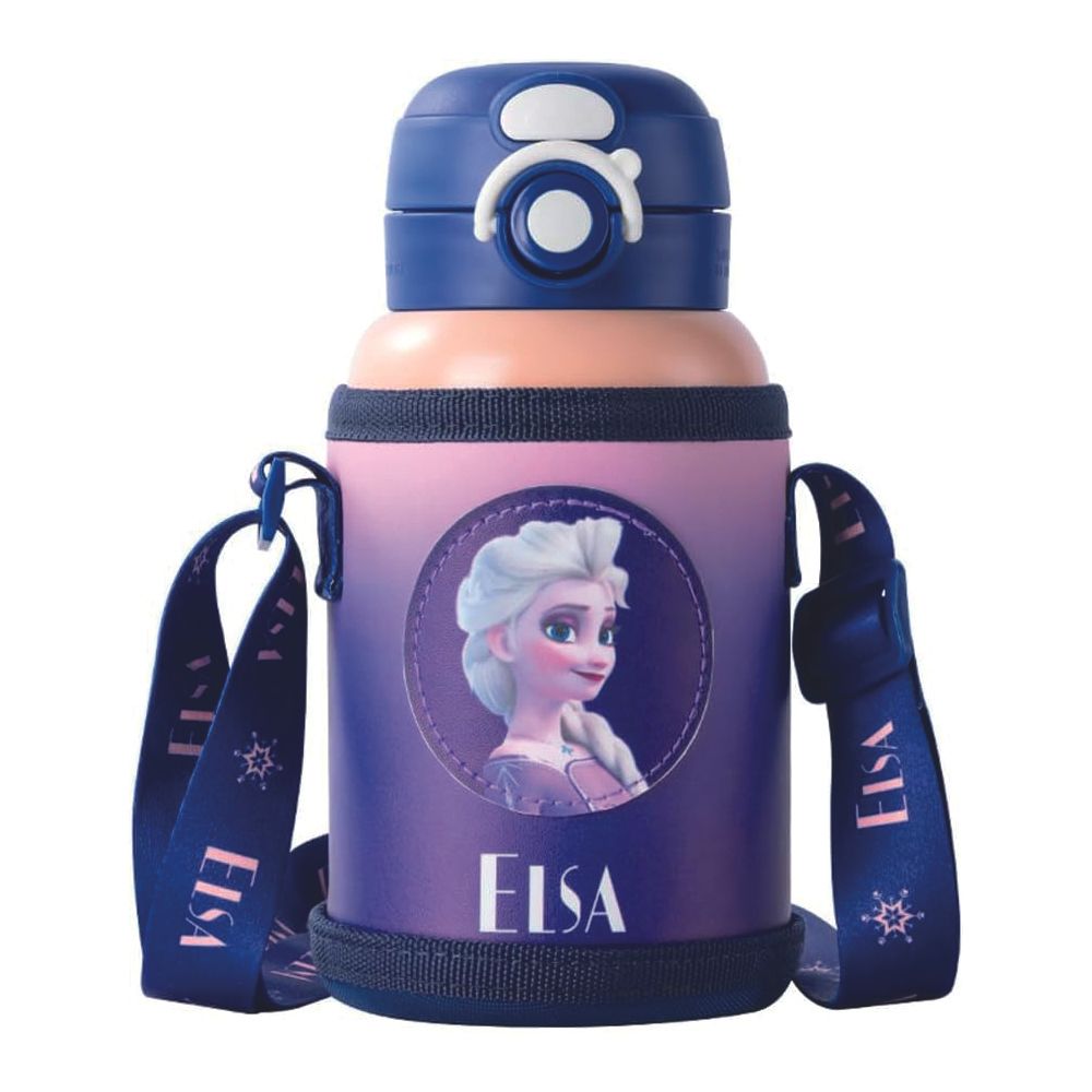 Brain Giggles - Kids Stainless Steel Leakproof Water Bottle 580ml - Disney Frozen Elsa