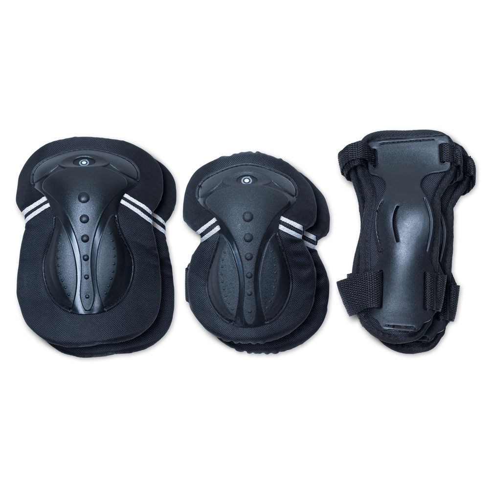 Globber - Adult Protective Scooter Gear Set - Black - M - 6 Pcs