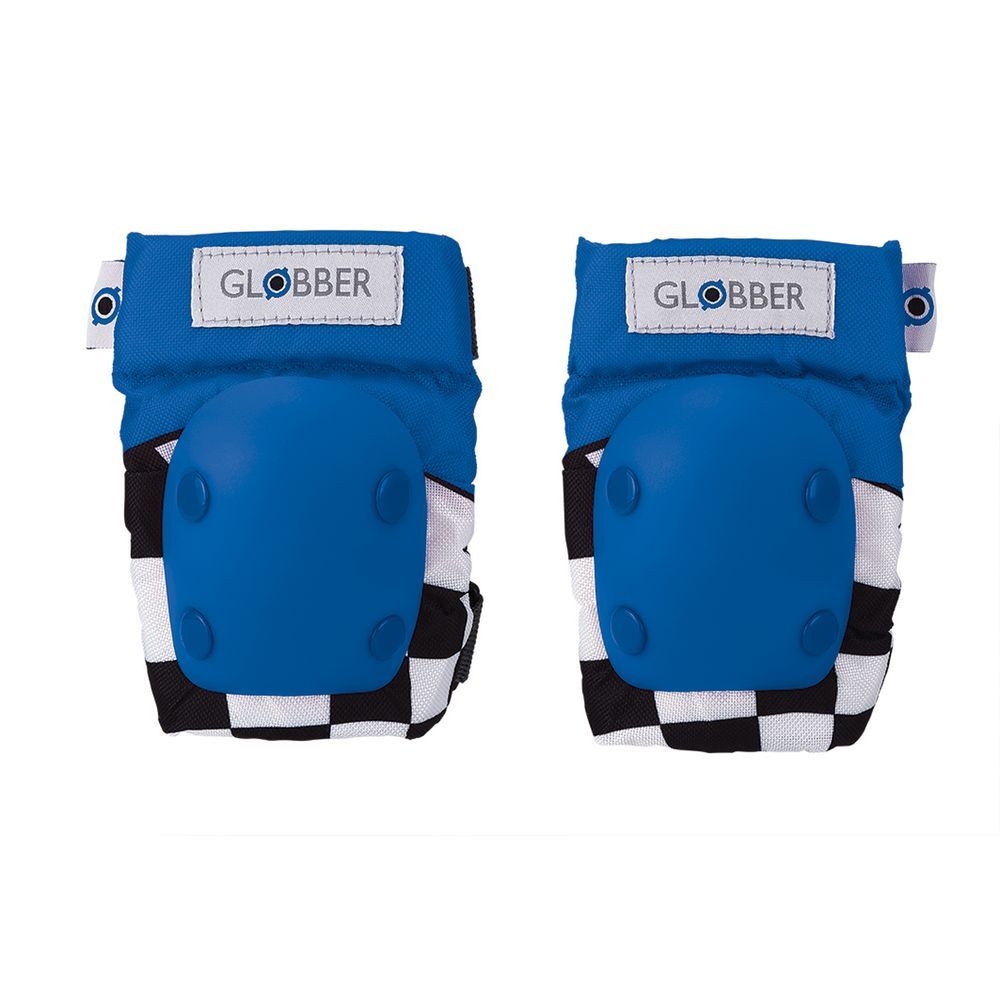 Globber - Toddler's Elbow & Knee Pad Set - Navy Blue/Racing - 4 Pcs