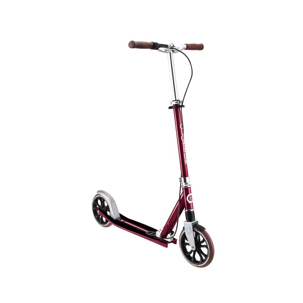 Globber - NL 205 Deluxe Big Wheel Manual Scooter - Vintage Dark Red