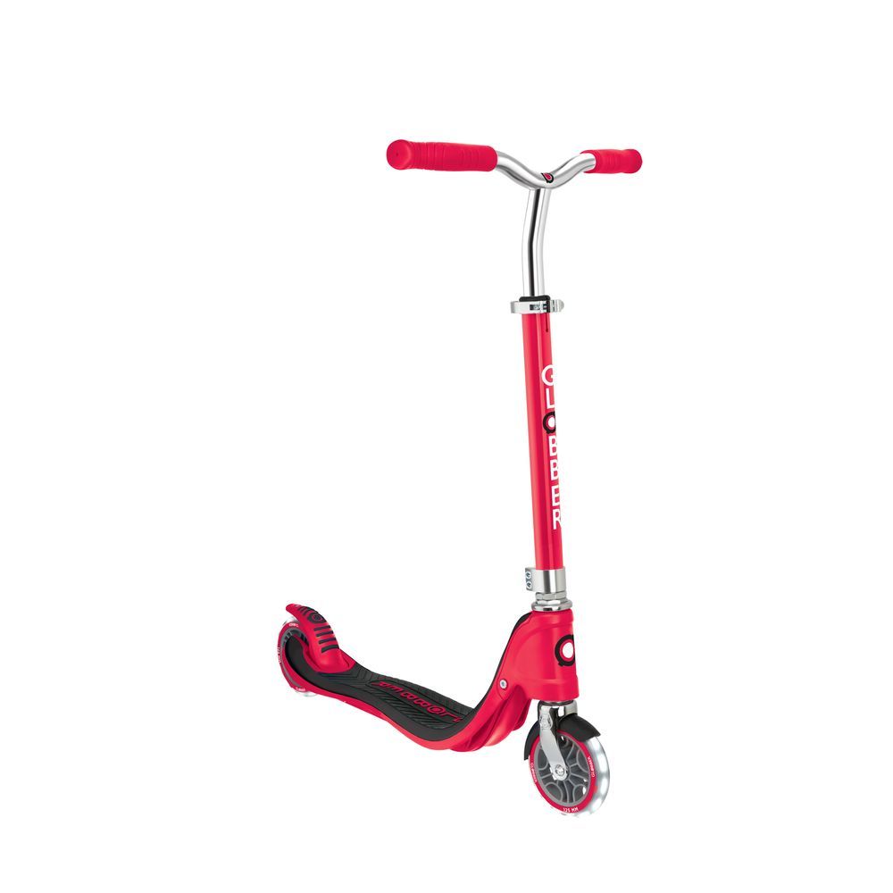 Globber - Flow 125 2-Wheel Manual Scooter With Lights - Red