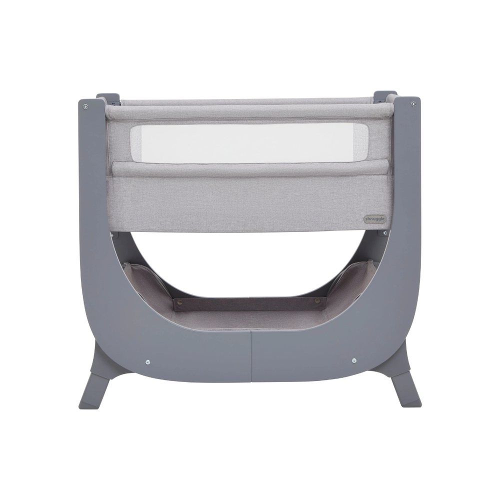 Shnuggle - Air Lite Bedside Crib - Grey