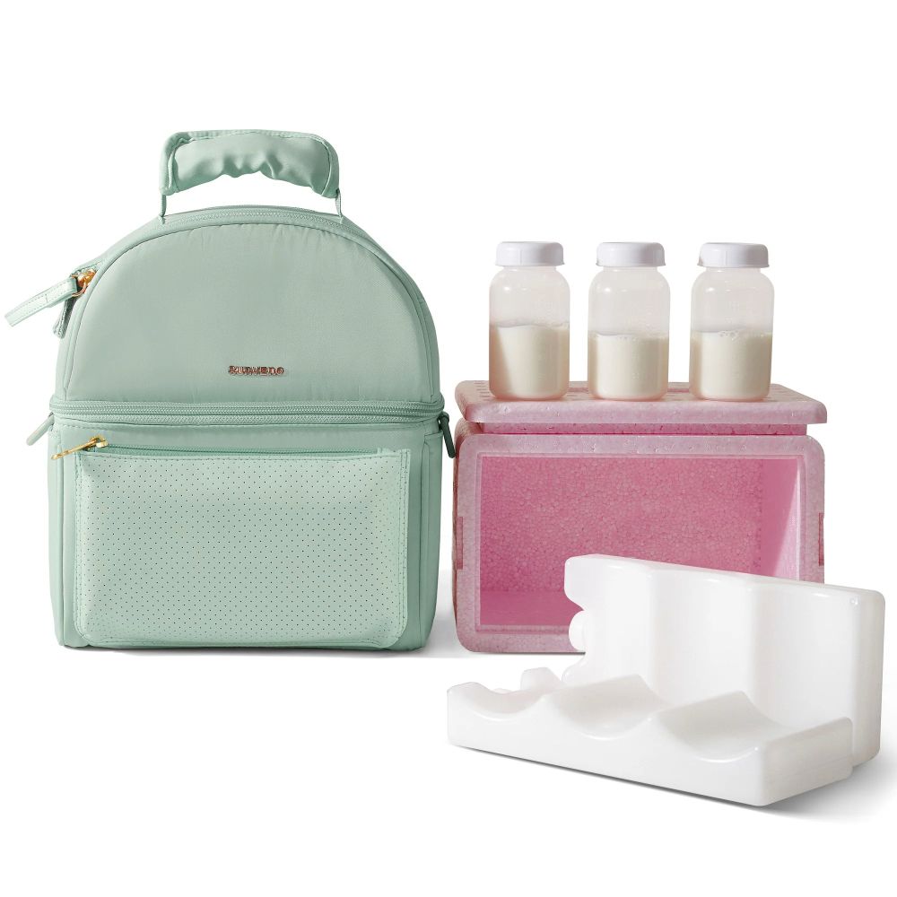 Sunveno - Breastmilk Cooler Bag With Insulation Box Set - Green