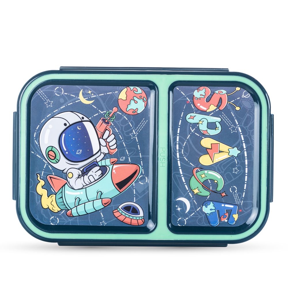 Nova Kids - 2 Compartment Bento Lunch Box - Astronaut - 1.3 L