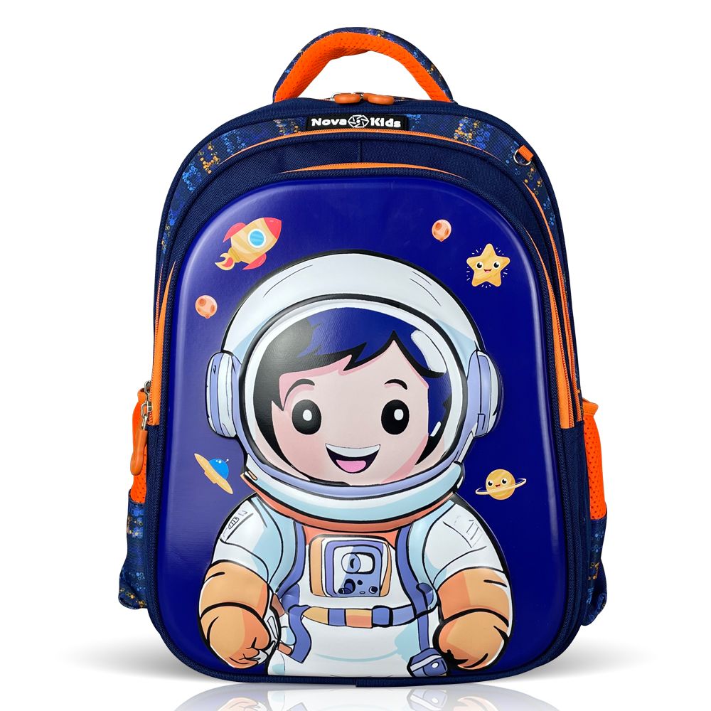 Nova Kids - 3D School Bag - Astronaut - Blue - 16.5-Inch