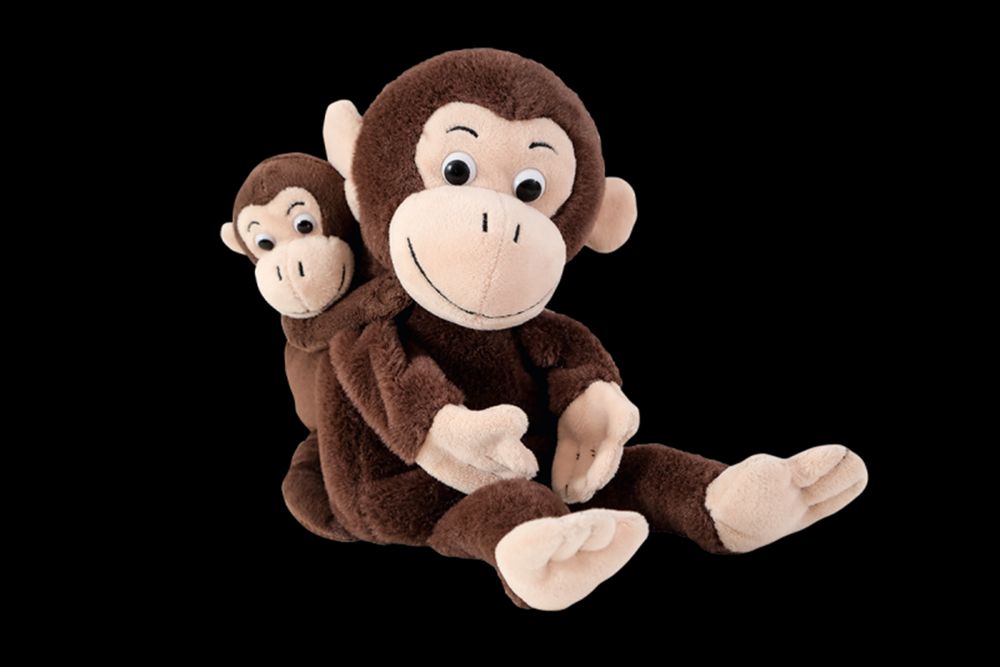 Edu Fun - Hand Glove Puppet  Mom & Baby Cheeta & Bibi