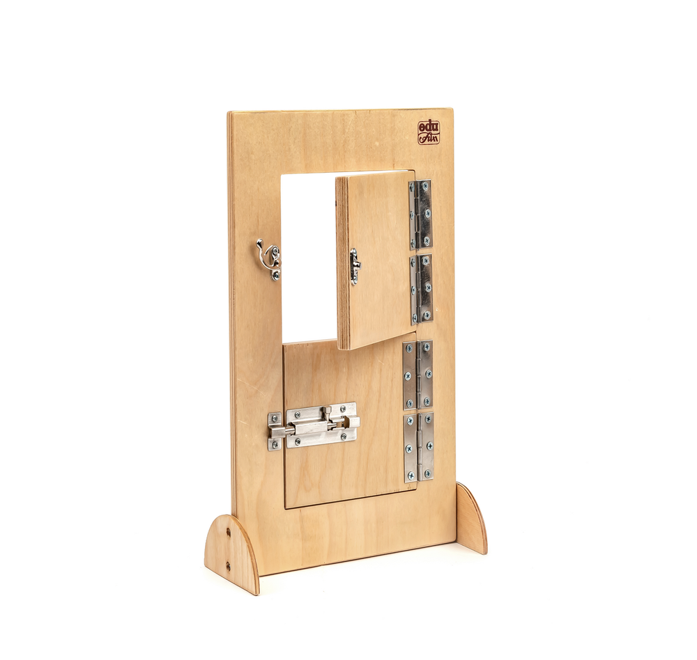 لعبة لوحية مونتيسوري للأقفال من إيدو فن - بيج